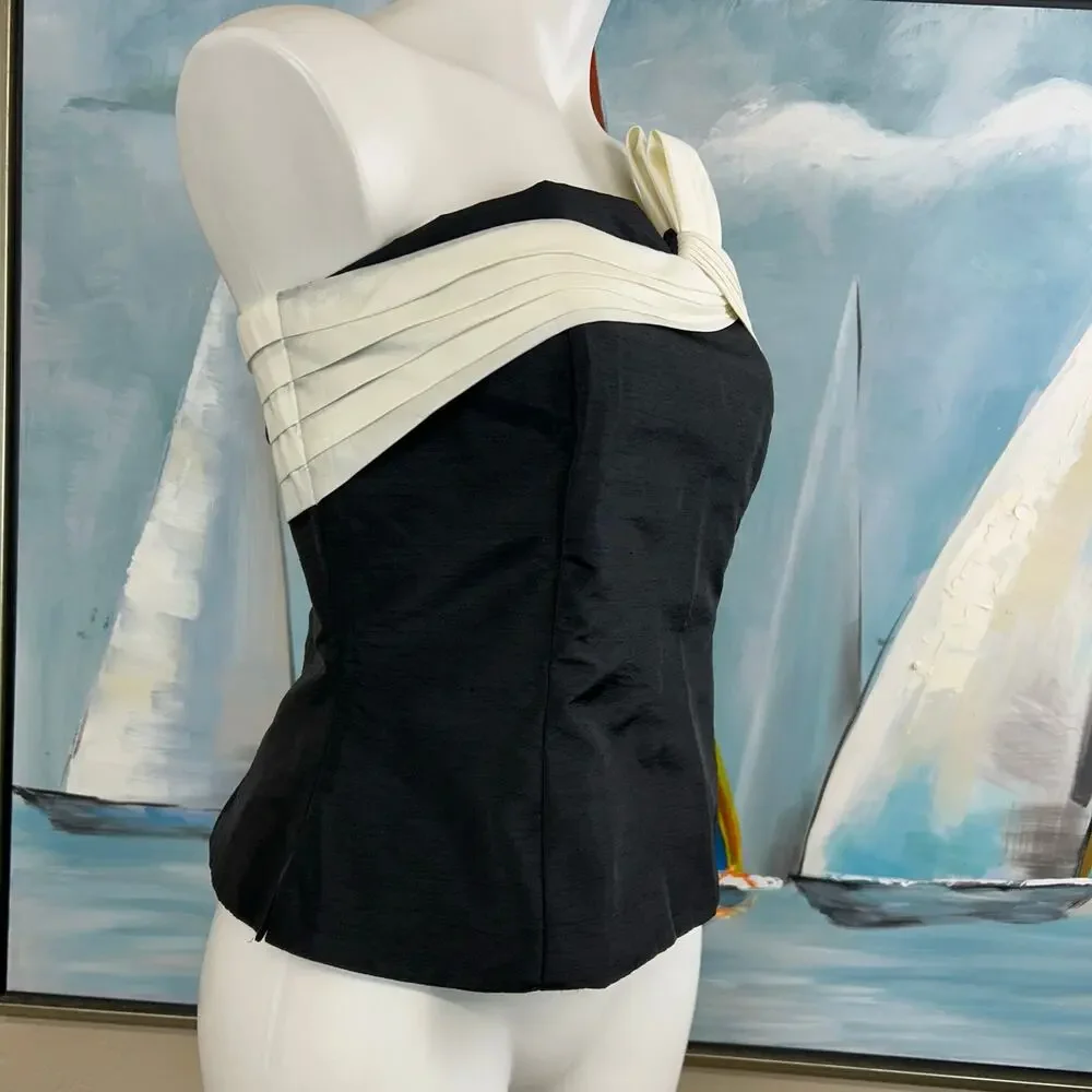 White House Black Market strapless corset top size 10 NWT - Picture 3 of 7